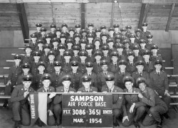1954,Sampson AFB,Squadron 3651,Flight 3086