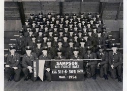 1954,Sampson AFB,Squadron 3651,Flight 3116