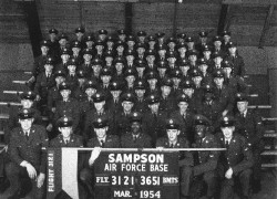 1954,Sampson AFB,Squadron 3651,Flight 3121