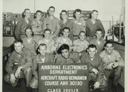 1962,Keesler AFB,Aircraft Radio Repairman Course ABR 30130 Class 28032B