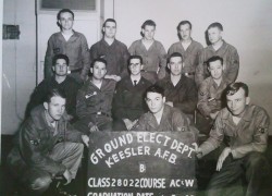1963,Keesler AFB,AC&W Course,Class 28022
