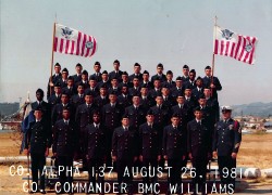 1981,USCG Training Center Alameda,Company  Alpha - 137