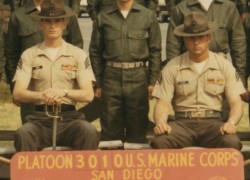 1973,MCRD San Diego,Platoon 3010,Drill Instructors