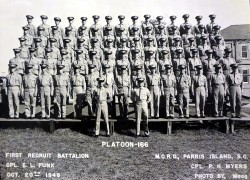 1948, MCRD Parris Island, Platoon 166