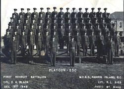 1948, MCRD Parris Island, Platoon 230