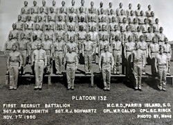 1950, MCRD Parris Island, Platoon 132