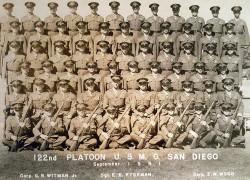 1941, Marine Corps Base San Diego,Platoon 122