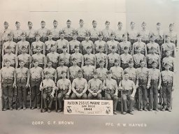 1944, Marine Corps Base San Diego, Platoon 258