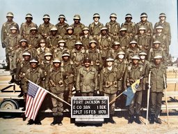 1978, Fort Jackson, E-3-1, 2nd Platoon