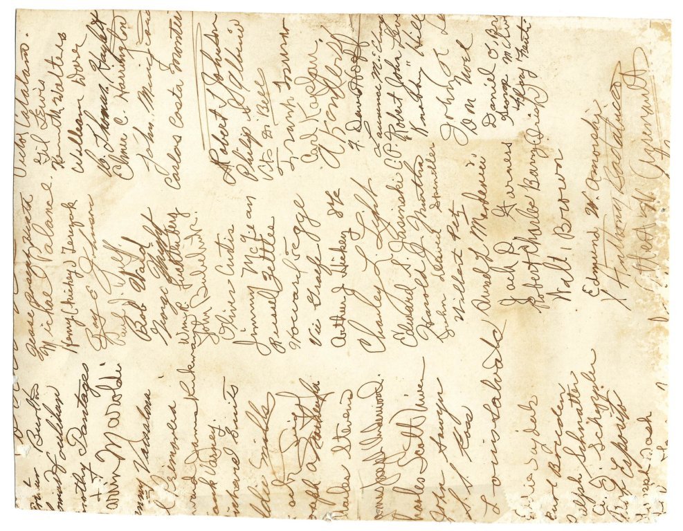 1943, NTS Sampson, Company 238 Signatures