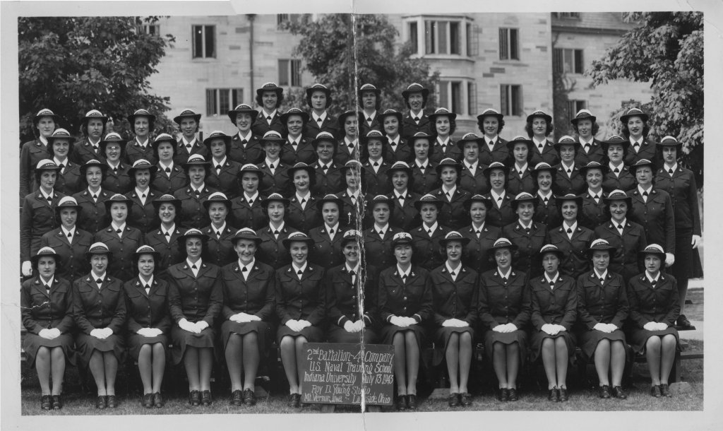 1943, USNTS Indiana University,   2nd Battalion, 4th Company
