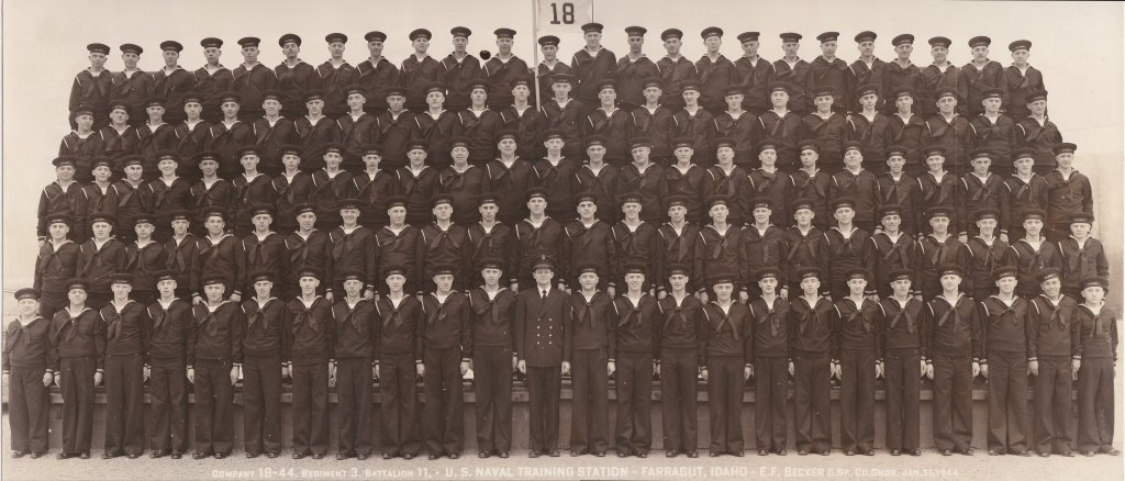 1944,NTS Farragut,Company 18-44,Regiment 3,Battalion 11