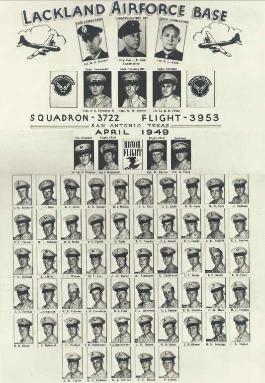 1949, Lackland AFB, Squadron 3722, Flight 3953