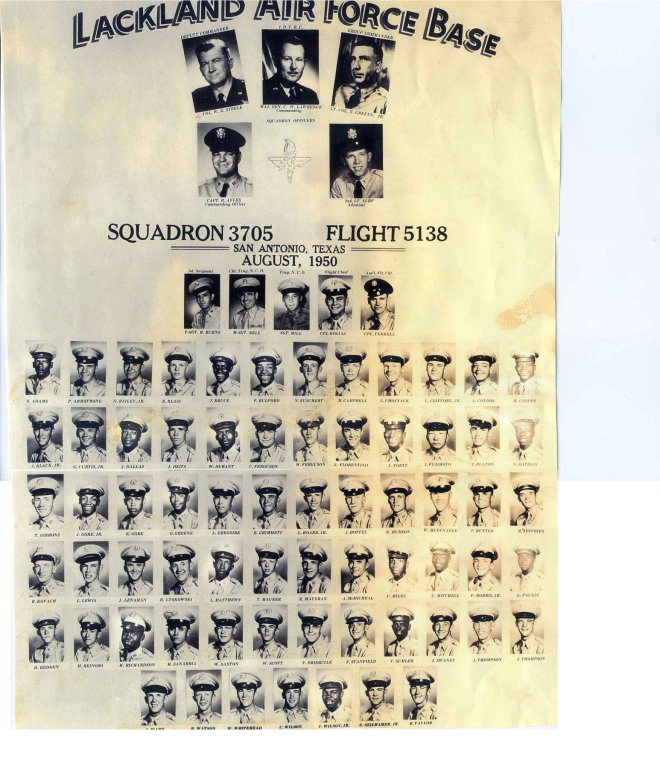 1950,Lackland AFB,Squadron 3705,Flight 5138