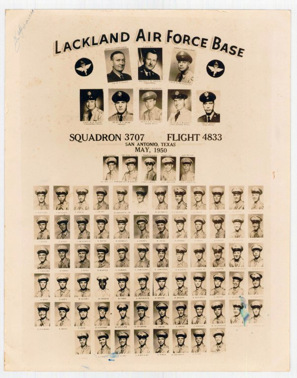 1950,Lackland AFB,Squadron 3707,Flight 4833