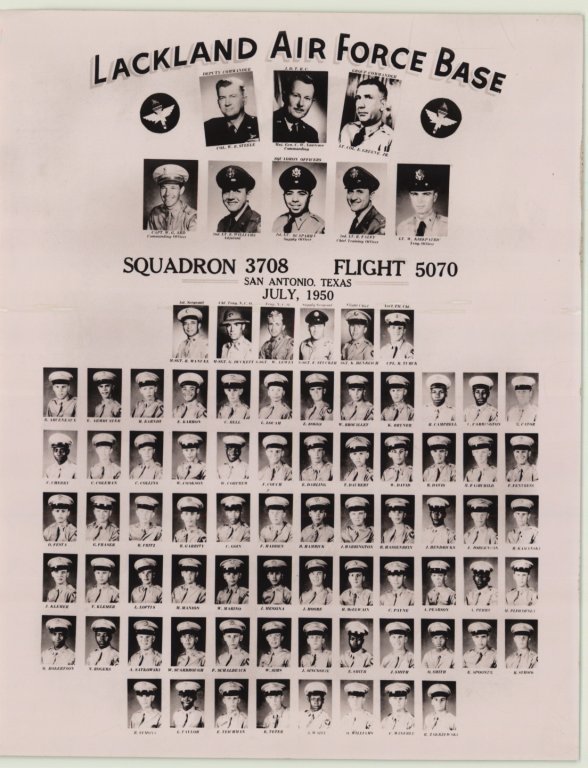 1950,Lackland AFB,Squadron 3708,Flight 5070