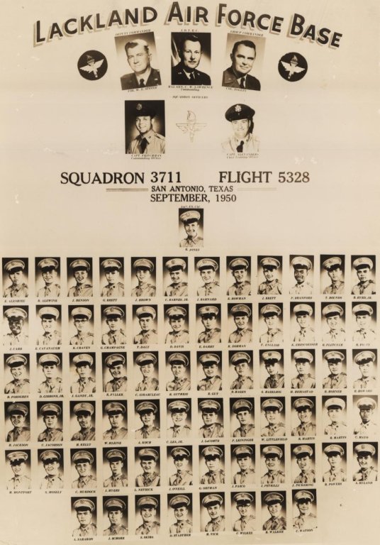 1950,Lackland AFB,Squadron 3711,Flight 5328