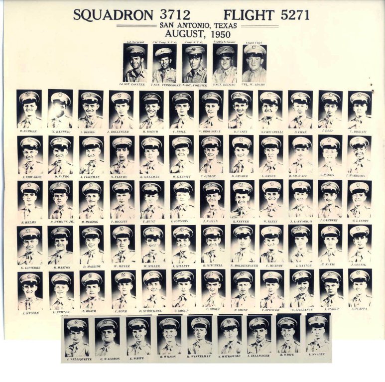 1950,Lackland AFB,Squadron 3712,Flight 5271