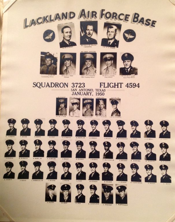 1950,Lackland AFB,Squadron 3723,Flight 4594