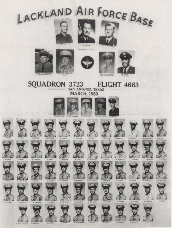 1950,Lackland AFB,Squadron 3723,Flight 4663