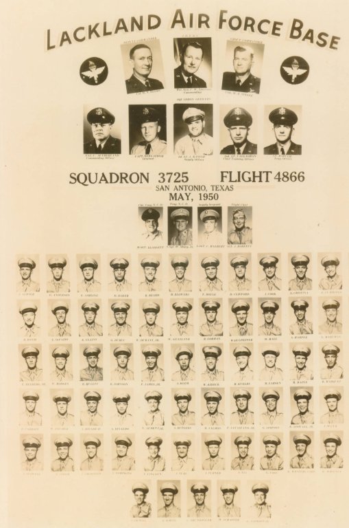 1950,Lackland AFB,Squadron 3725,Flight 4866