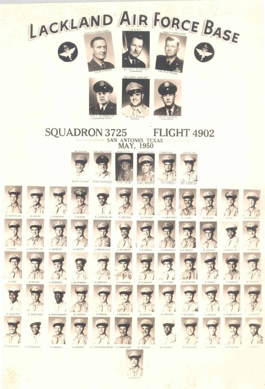 1950,Lackland AFB,Squadron 3725,Flight 4902