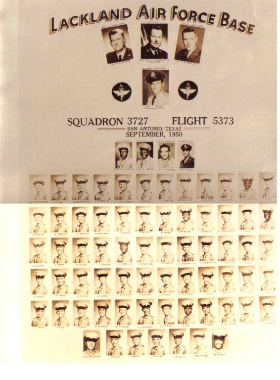 1950,Lackland AFB,Squadron 3727,Flight 5373