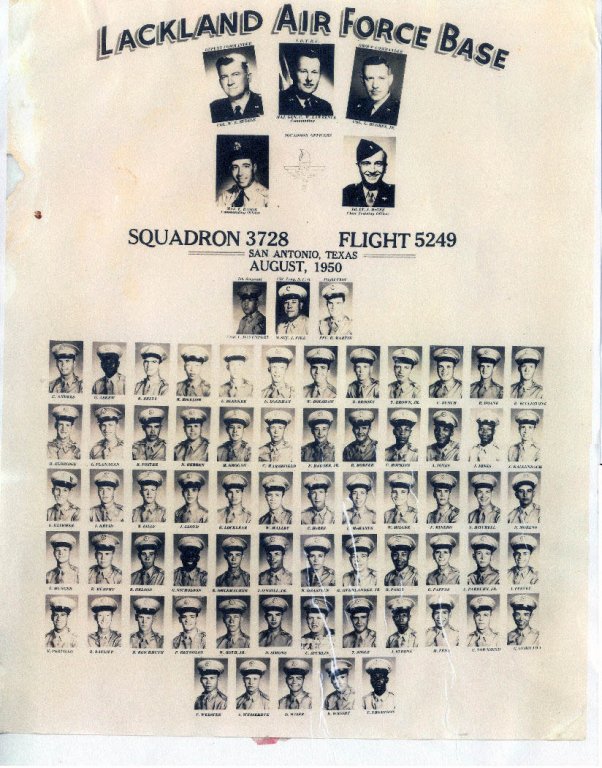 1950,Lackland AFB,Squadron 3728,Flight 5249