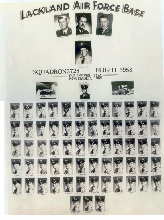1950,Lackland AFB,Squadron 3728,Flight 5953