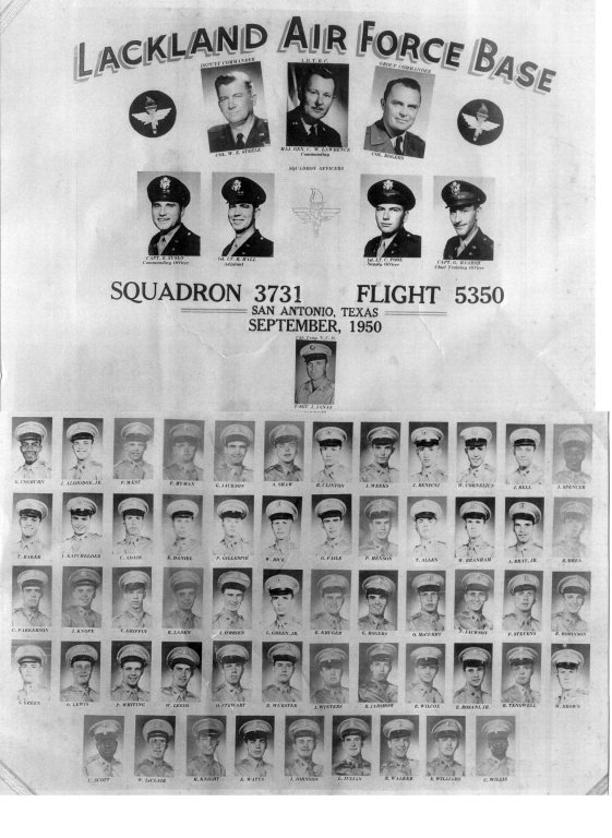 1950,Lackland AFB,Squadron 3731,Flight 5350