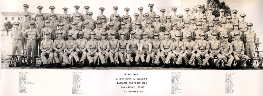 1950,Lackland AFB,Squadron 3735,Flight 5496