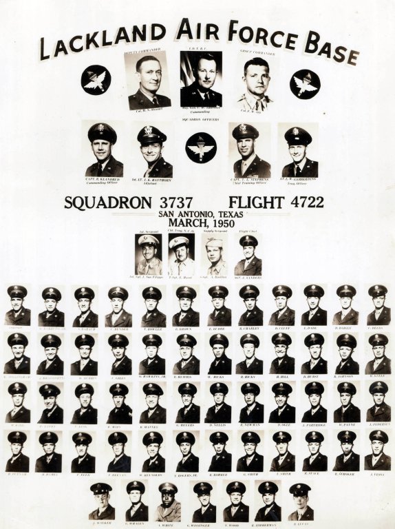 1950,Lackland AFB,Squadron 3737,Flight 4722