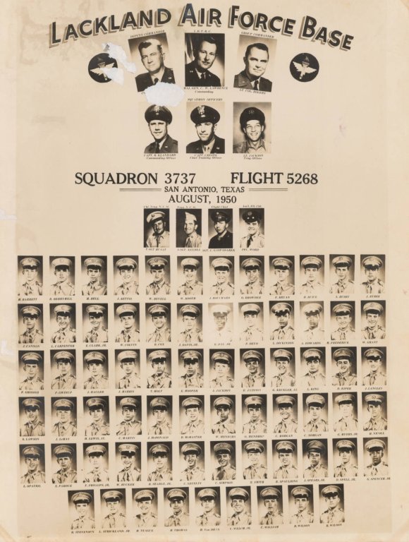 1950,Lackland AFB,Squadron 3737,Flight 5268