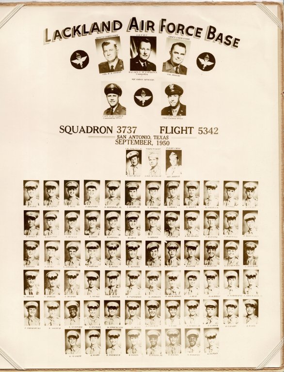 1950,Lackland AFB,Squadron 3737,Flight 5342