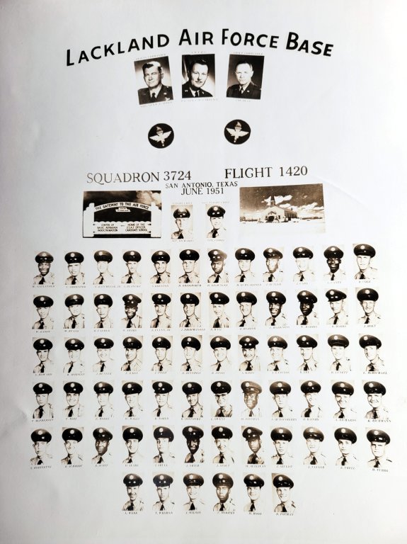 1951, Lackland AFB, Squadron 3724, Flight 1420