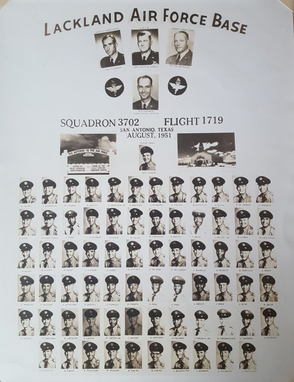 1951,Lackland AFB,Squadron 3702,Flight 1719