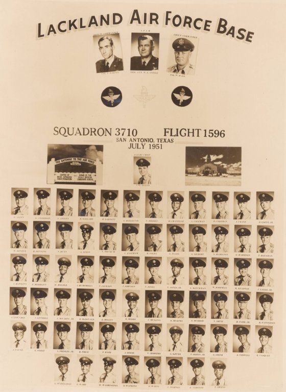 1951,Lackland AFB,Squadron 3710,Flight 1596
