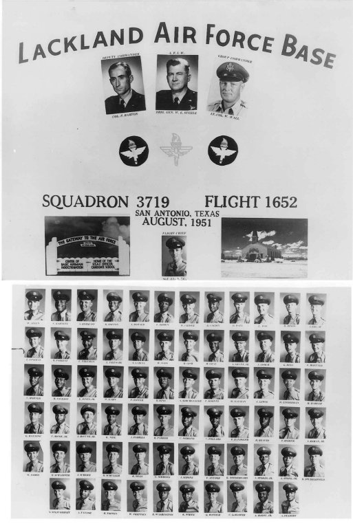 1951,Lackland AFB,Squadron 3719,Flight 1652