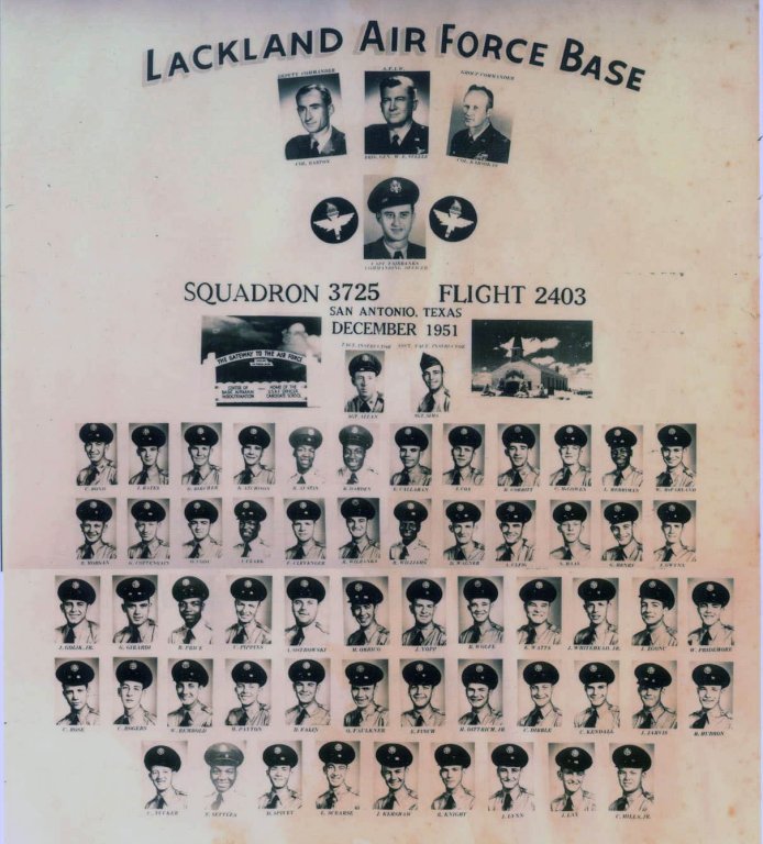 1951,Lackland AFB,Squadron 3725,Flight 2403