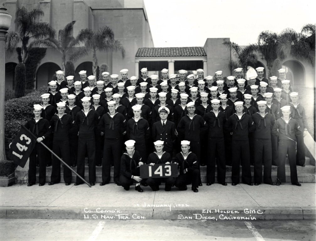 1952, NTS San Diego, Company 143-front