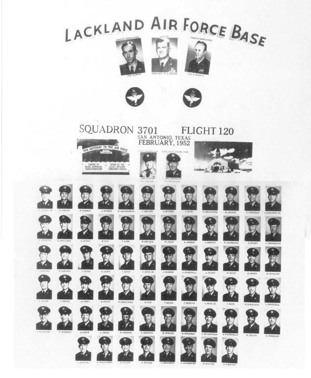 1952,Lackland AFB,Squadron 3701,Flight 120
