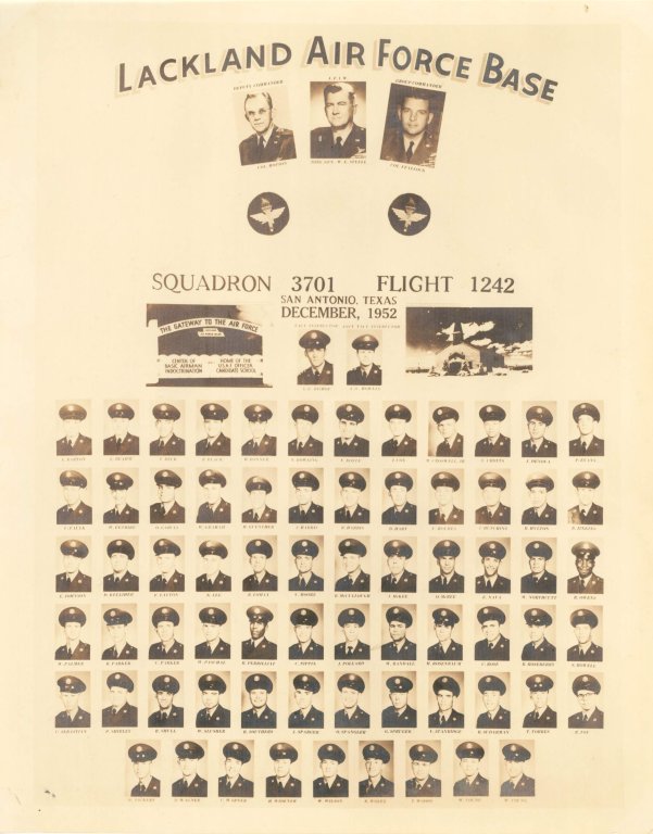1952,Lackland AFB,Squadron 3701,Flight 1242