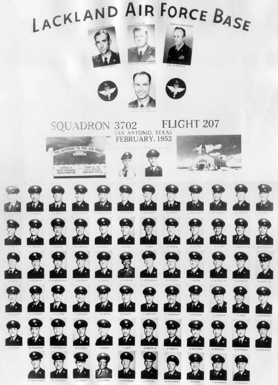 1952,Lackland AFB,Squadron 3702,Flight 207