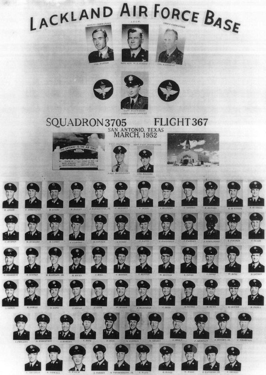 1952,Lackland AFB,Squadron 3705,Flight 367