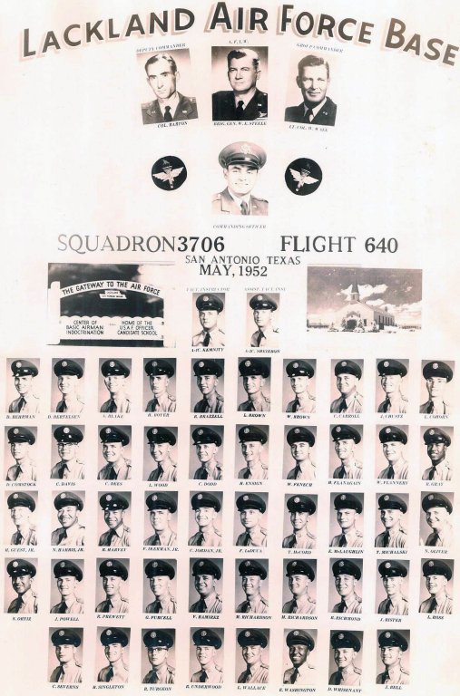 1952,Lackland AFB,Squadron 3706,Flight 640