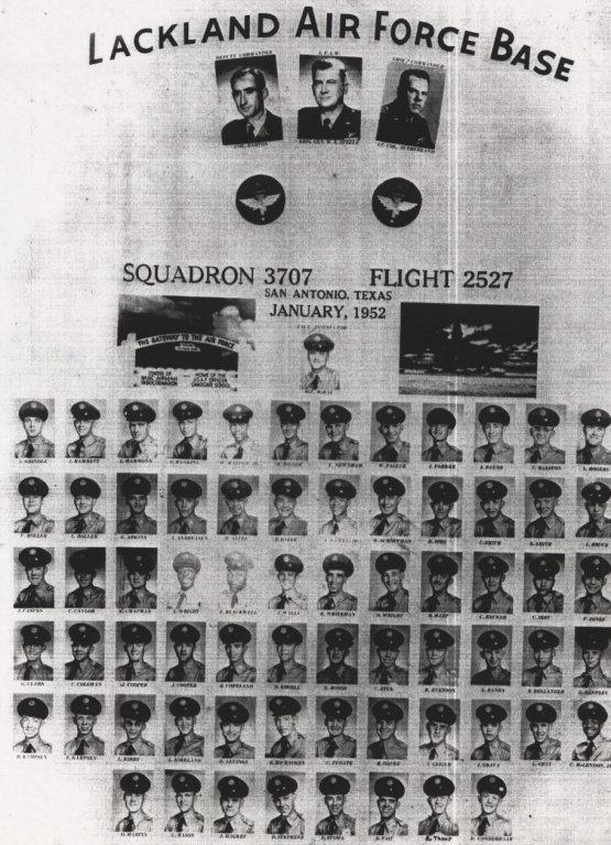 1952,Lackland AFB,Squadron 3707,Flight 2527