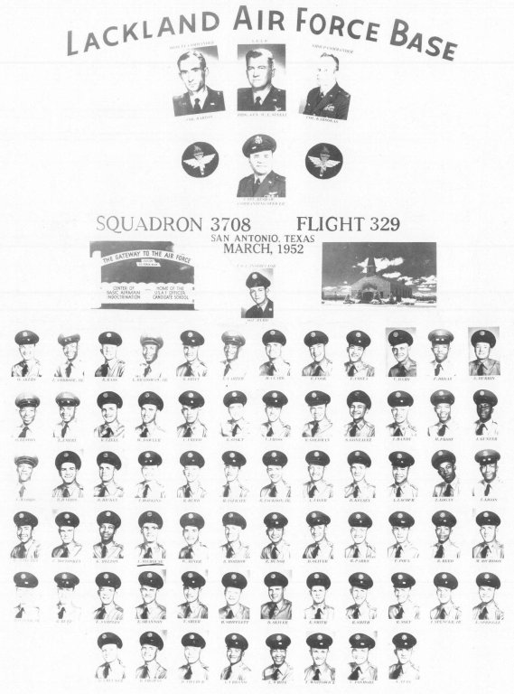 1952,Lackland AFB,Squadron 3708,Flight 329