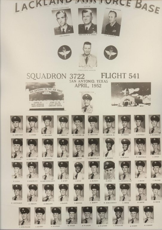 1952,Lackland AFB,Squadron 3722,Flight 541