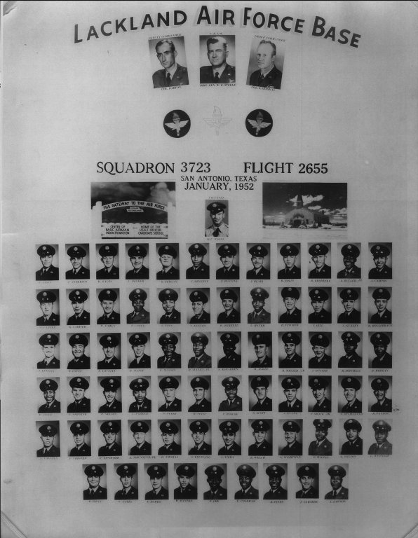 1952,Lackland AFB,Squadron 3723,Flight 2655