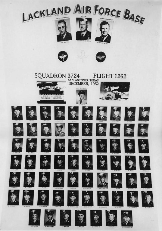 1952,Lackland AFB,Squadron 3724,Flight 1262